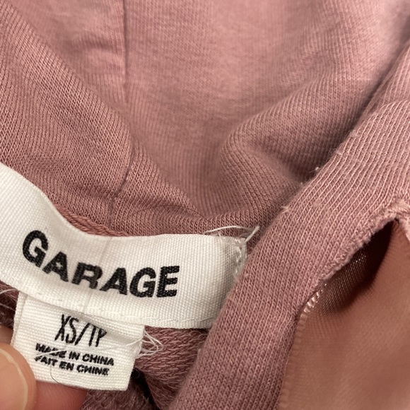 Garage Cropped Ribbon Hoodie - XS - Picture 5 of 6